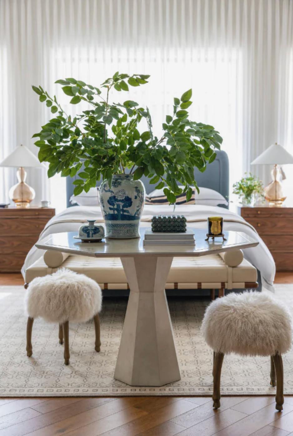 Round table, stool, branches, box  

 #LTKdayinmylife #LTKmomlife #LTKHome
