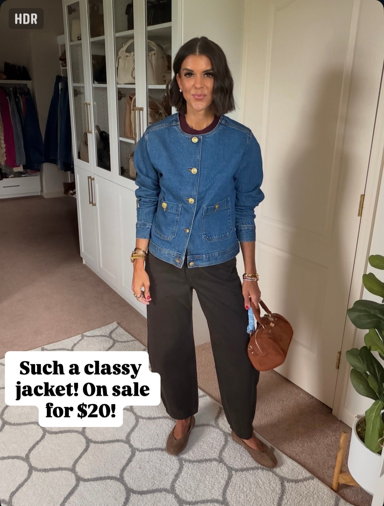 Size xs in denim jacket on sale! 
Size 0 in jeans