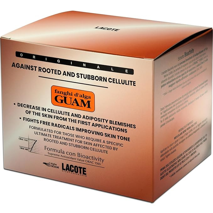 Guam Anti-cellulite Body Wrap for Thighs, Legs, MAX STRENGTH Hot Mud for Stubborn Cellulite, Clay... | Amazon (US)