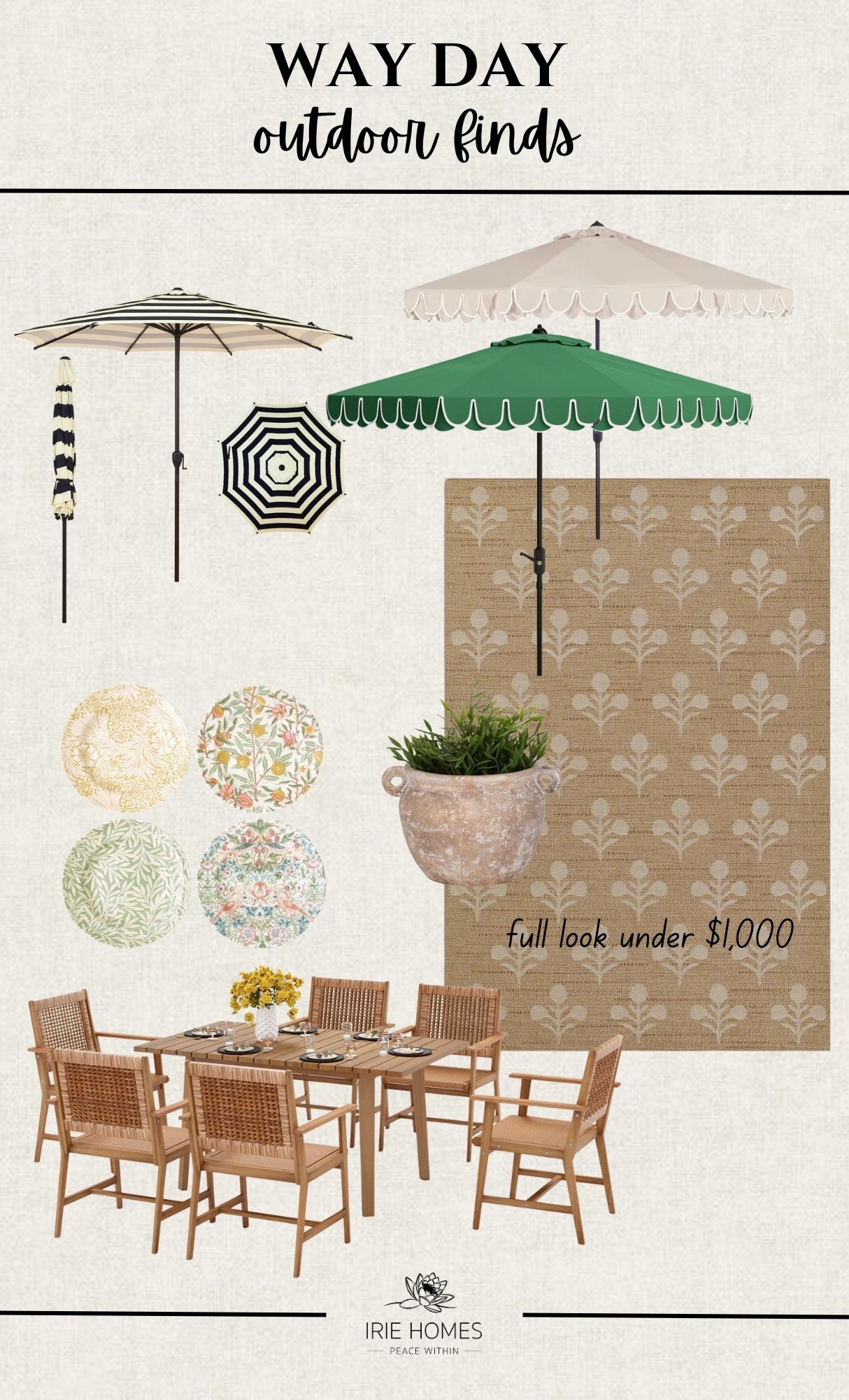 Way DAY outdoors!! Achieve this outdoor look for under a $1,000!! #springrefresh #wayday #outdoors #home

#LTKHome #LTKSeasonal #LTKMothersDay
