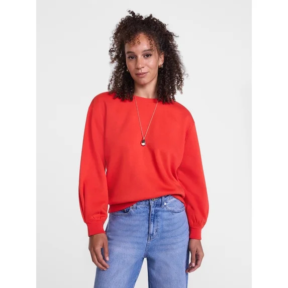 Scenario Women's and Women's Plus Crewneck Sweatshirt, Sizes XS-4X | Walmart (US)