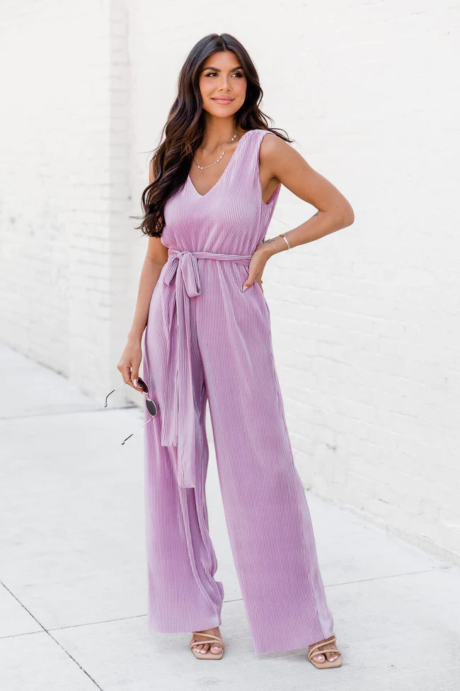 Life Is A Party Purple Jumpsuit FINAL SALE | Pink Lily