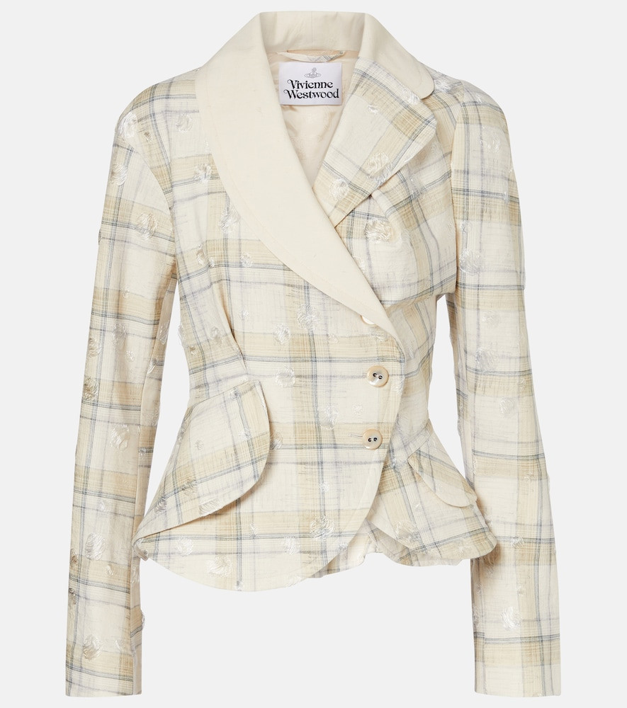 Vivienne Westwood Stormy tartan cotton-blend jacket | Mytheresa (DACH)