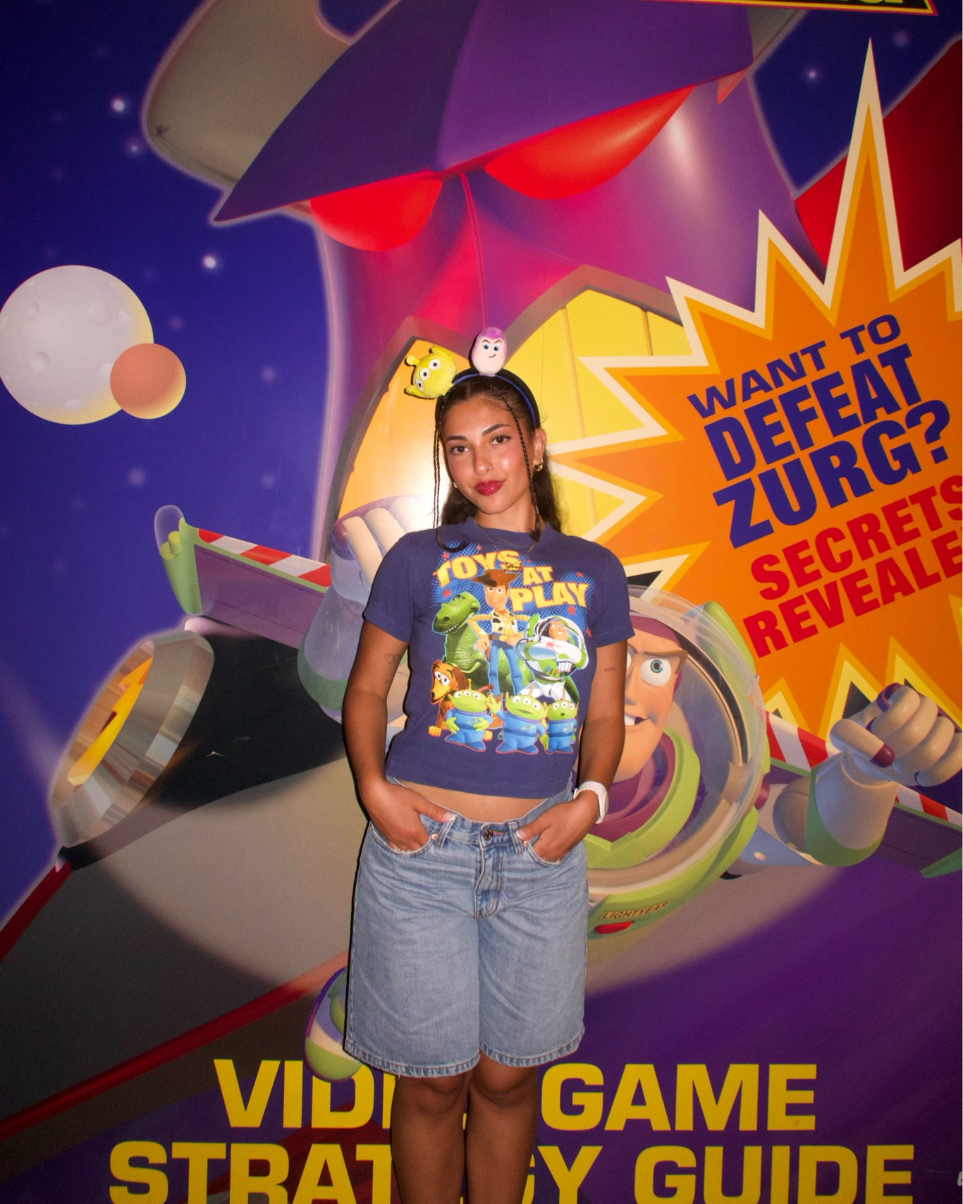 Shirt is vintage Disney kids. Ears are from ever after store in Disney springs 