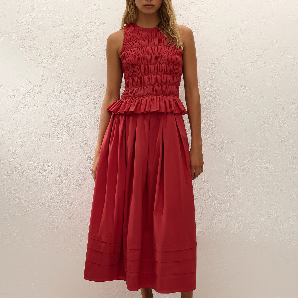 Cales Skirt Chilli | Faithfull (AU)