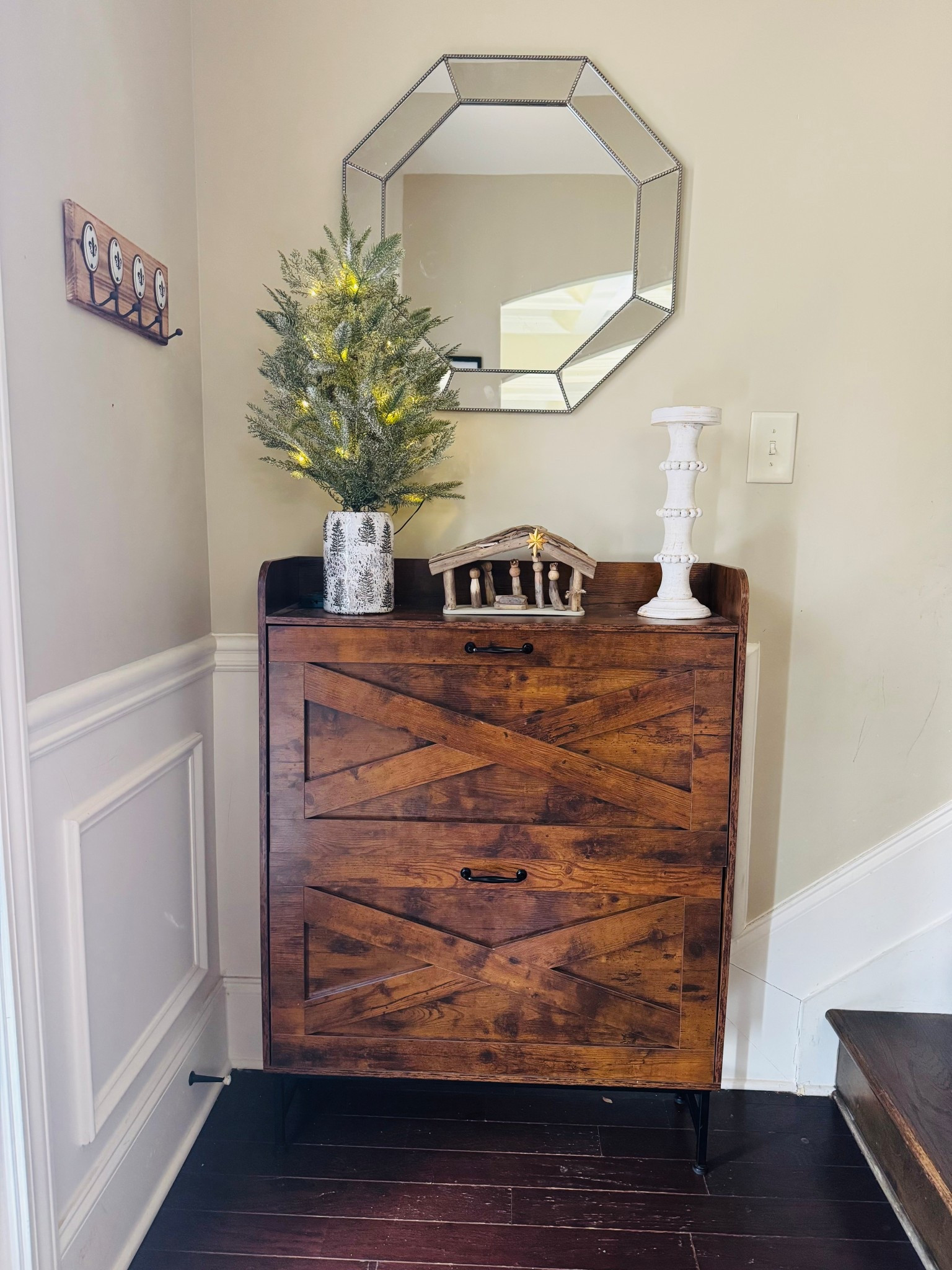 We needed a solution for our entry way and shoes. I found this shoe cabinet and it’s been the best addition for this space! 

#LTKFamily #LTKHome #LTKHoliday