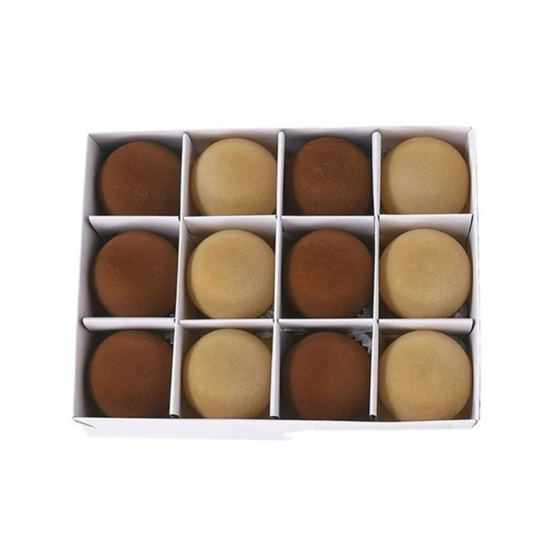 Christmas Tree Ornaments Velvet Balls - Pack of 12pcs Shatterproof Xmas Bulbs Decorations Set - M... | Walmart (US)