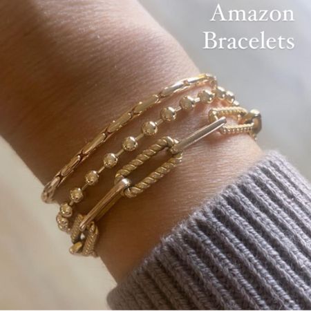 Amazon fashion gold bracelets - designer dupes under $20

#LTKstyletip #LTKunder50 #LTKsalealert