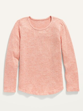Cozy-Knit Long-Sleeve T-Shirt for Girls | Old Navy (US)