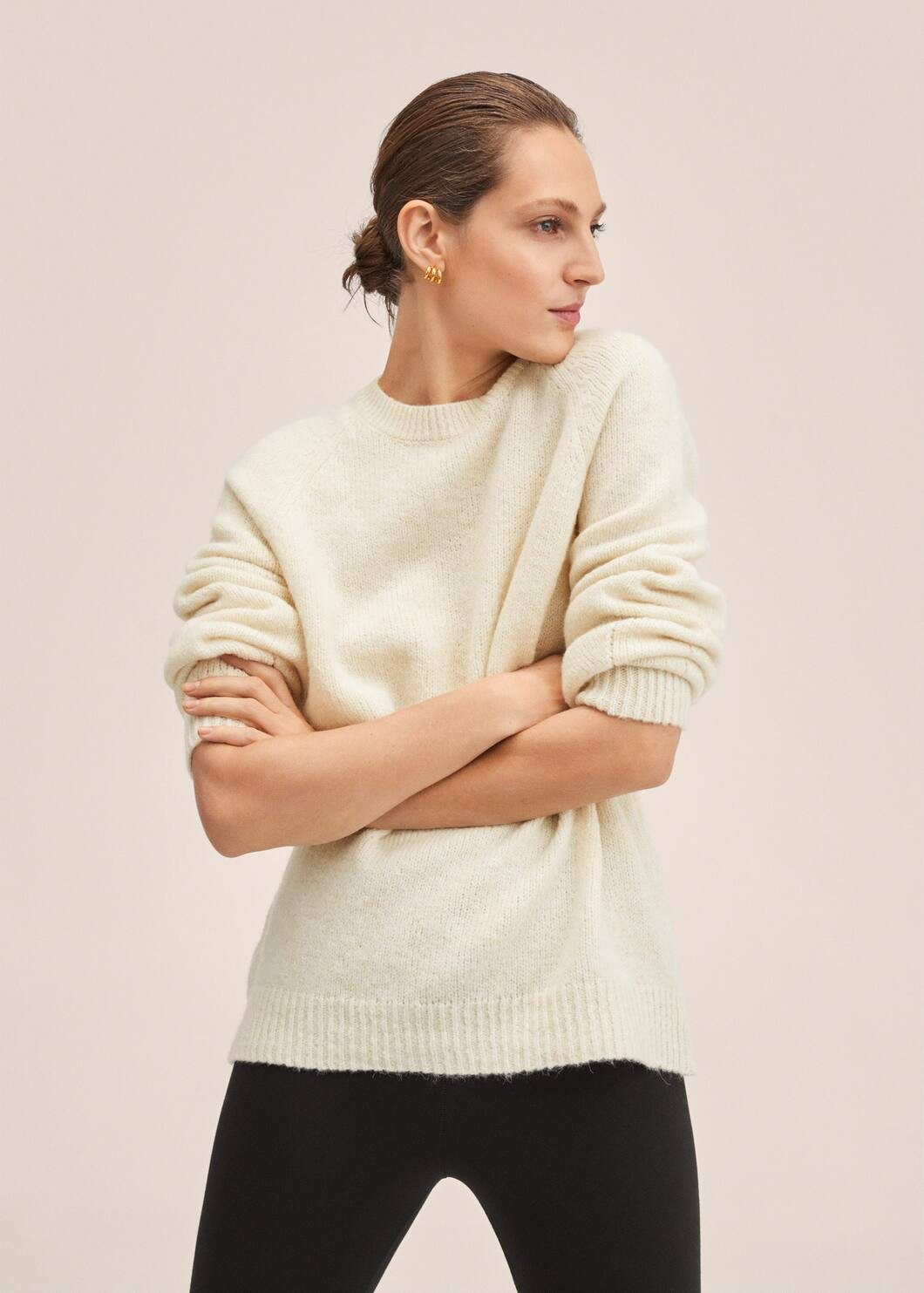 Oversize knit sweater | MANGO (US)