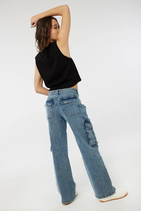 90'S Cargo Low Rise Jeans | Ardene