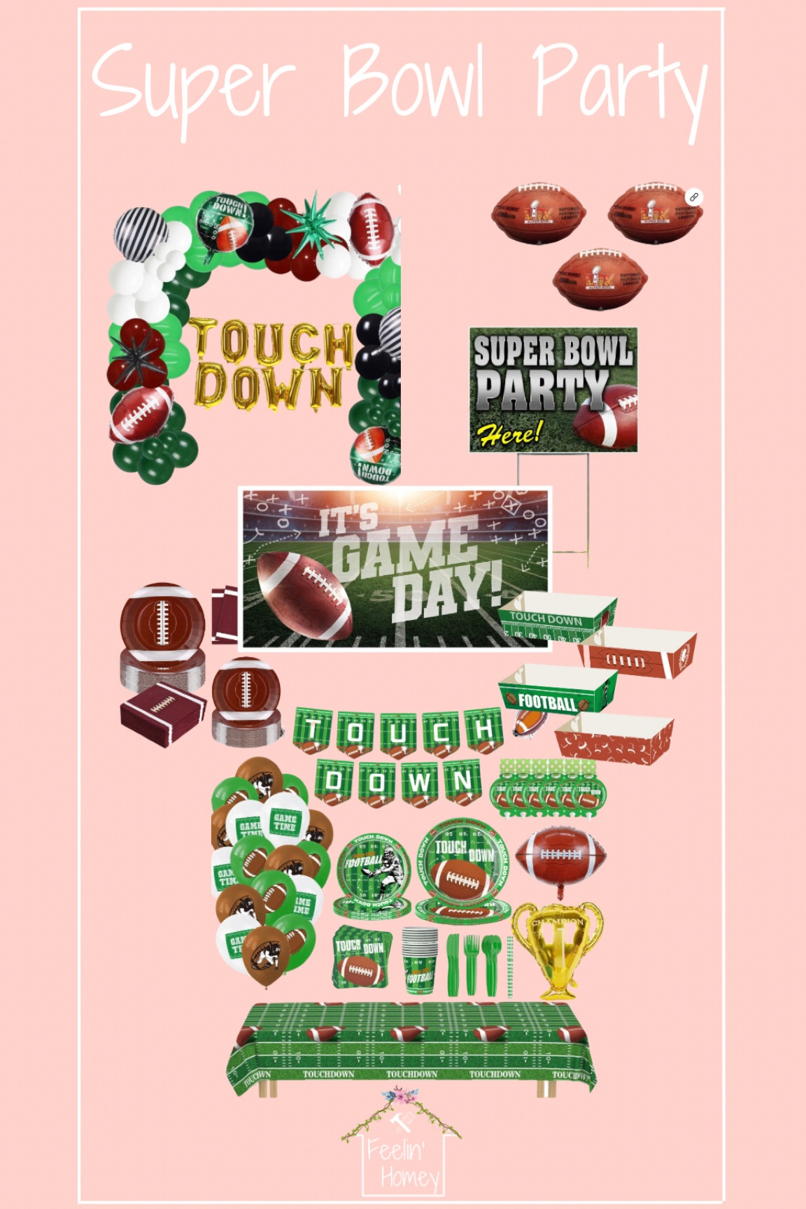 Super Bowl party decor

#LTKSeasonal #LTKParties #LTKHome