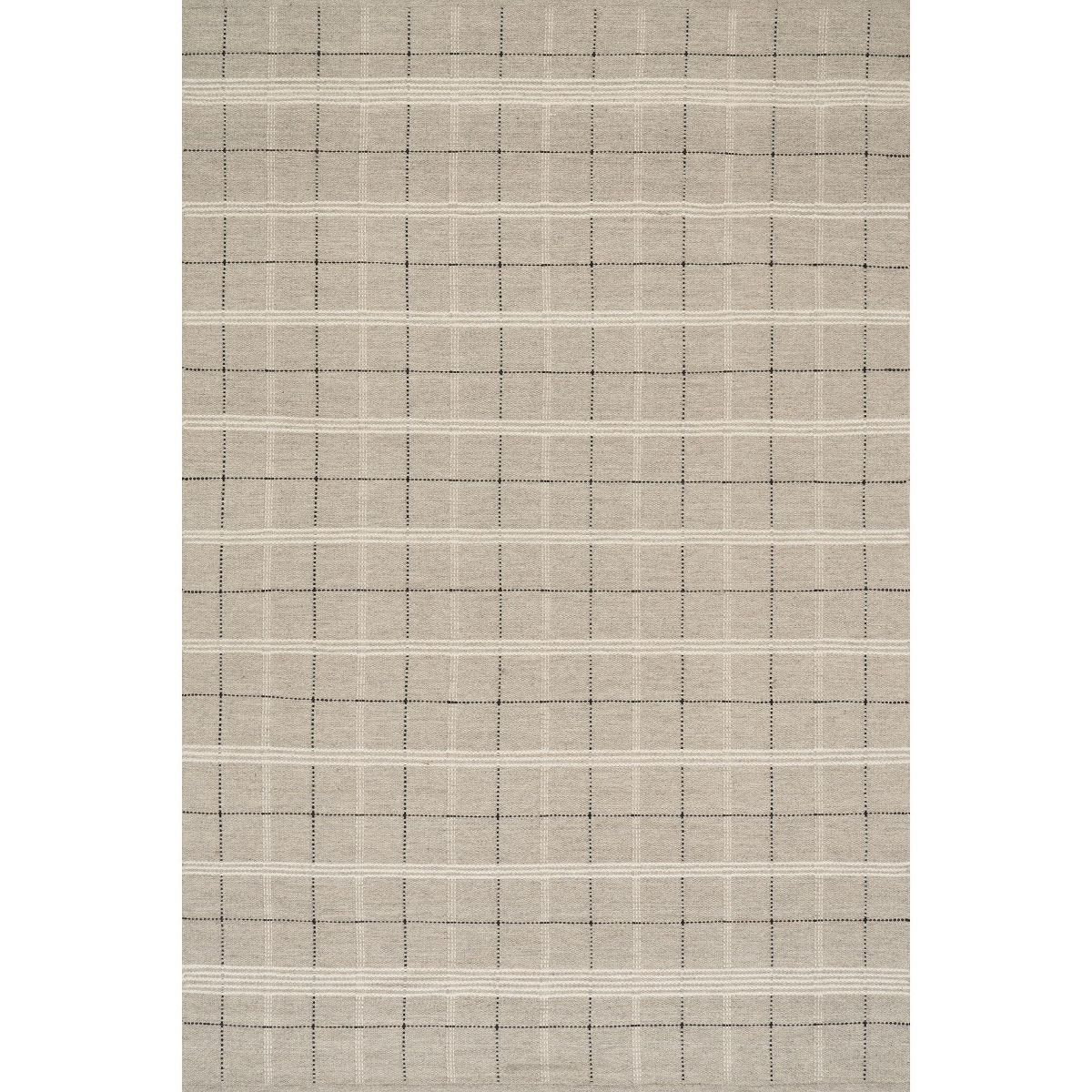 Nate Berkus x Rugs USA - Downing Plaid Wool Cozy Area Rug, 9' 6" x 13' 6", Grey | Target