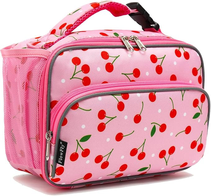 FlowFly Kids Lunch box Insulated Soft Bag Mini Cooler Back to School Thermal Meal Tote Kit for Gi... | Amazon (US)