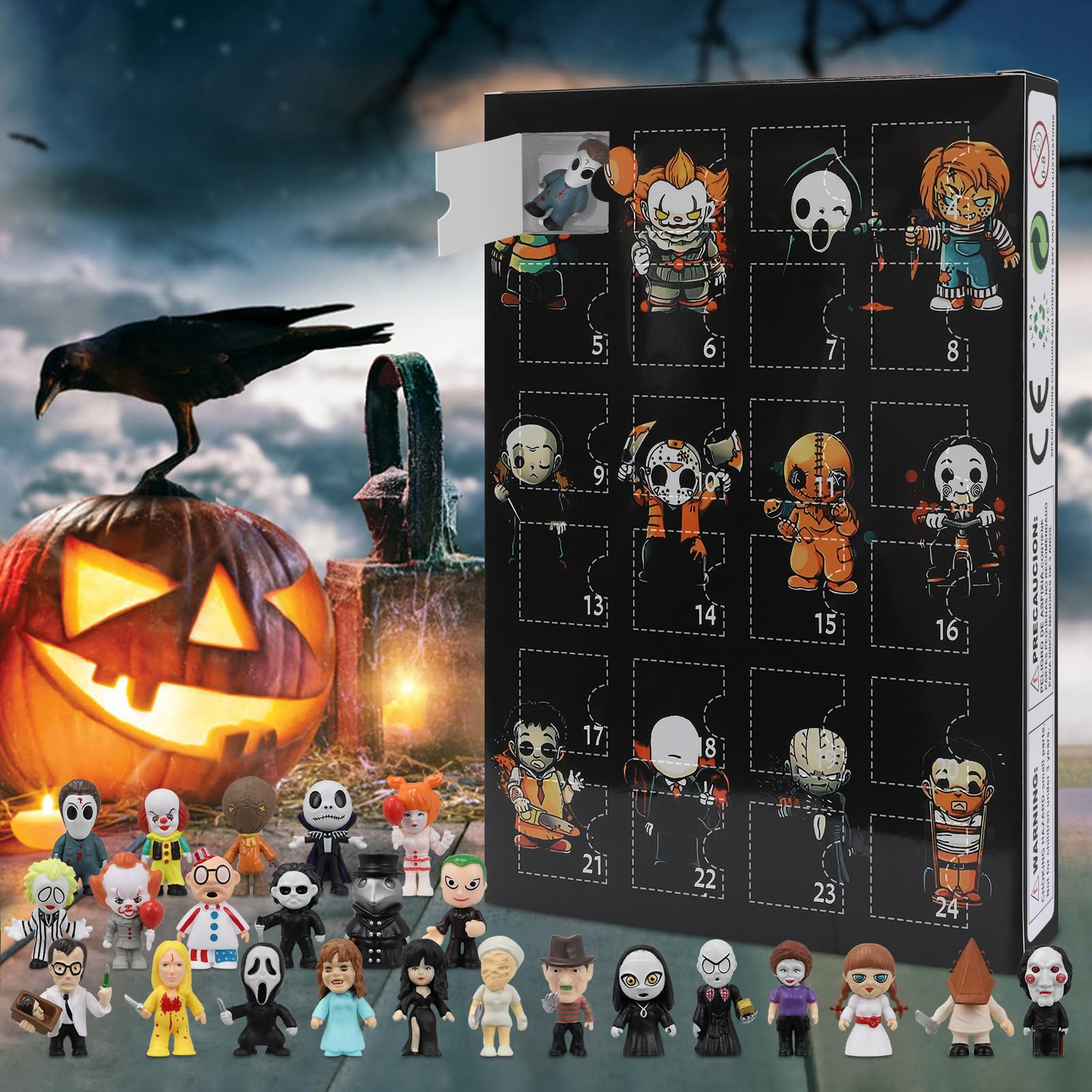 Halloween Advent Calendar 2025,Halloween Countdown Calendar 2025 for Kids and Adults with 24 pcs ... | Amazon (US)