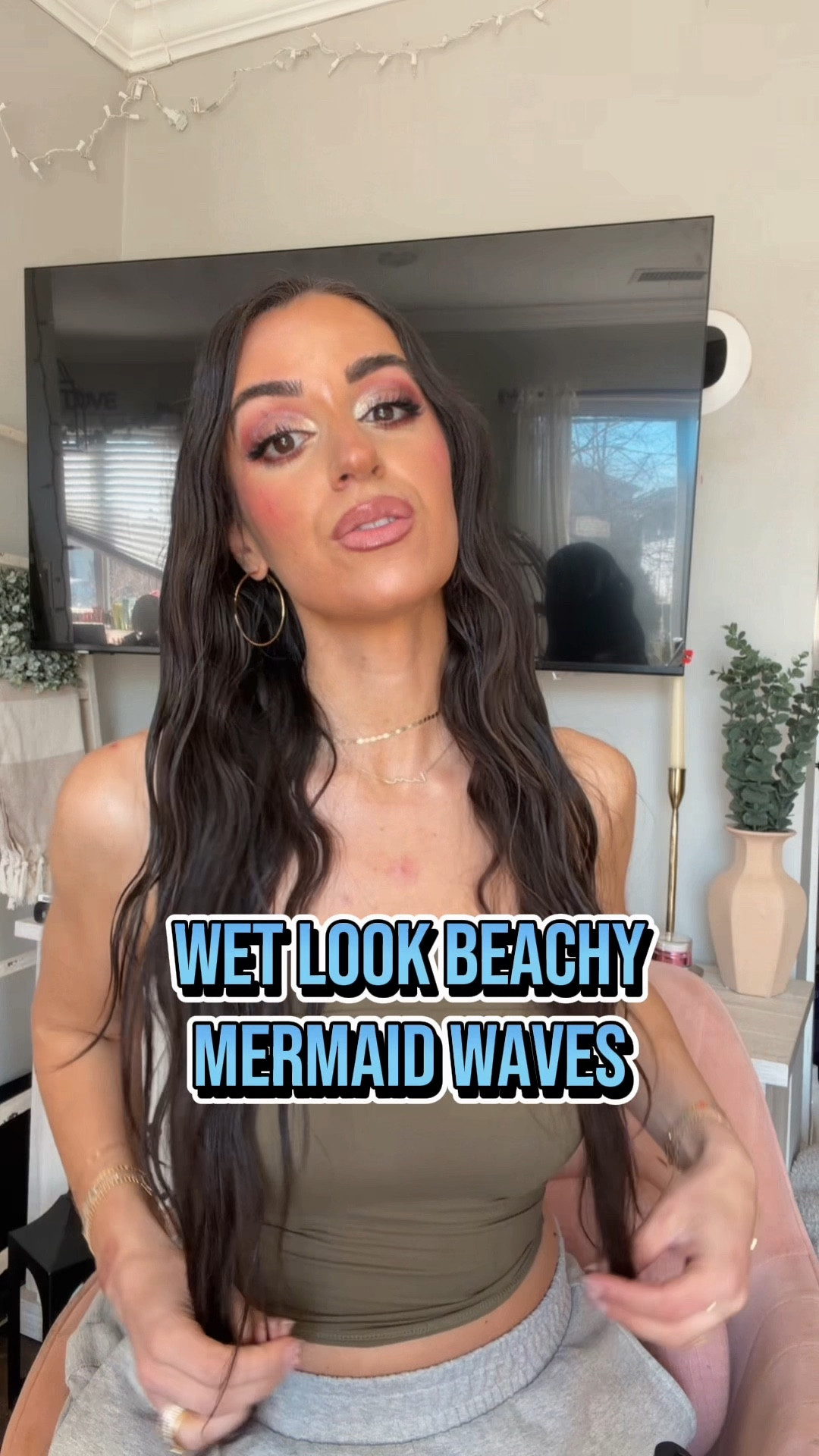WET beachy mermaid waves hair 🌊🧜‍♀️💕 