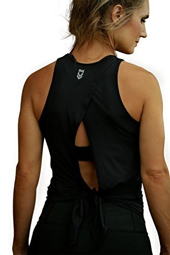 MUV365 Womens Lightweight Open Back Workout Tank Top Yoga Sleeveless Shirt | Amazon (US)