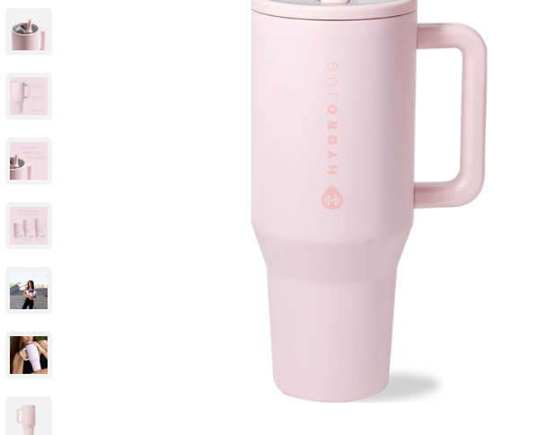 HydroJug Traveler 32oz

This is the only travel water bottle brand we now use, they are the best.. truly leak proof. 
Designed for active lifestyles, the HydroJug Sport 32oz in Lime Rickey pairs durability with a bold, colorful finish. With its violet-blue body accented by lavender details and a lime flip straw, this insulated bottle adds a fresh design touch while providing reliable hydration during workouts, commutes, and everyday routines.

The 32oz size delivers the right balance – big enough to limit refills throughout long days, yet lightweight and portable for grab-and-go use. Made from 18/8 stainless steel with triple-wall insulation, the Lime Rickey tumbler keeps drinks cold for hours, and its dishwasher-safe design makes cleanup simple.

Built for movement and performance, it’s completely leakproof with the straw down, fitted with a circular flip straw for smooth sipping, and shaped with a cupholder-friendly tapered base. Ergonomic side grips provide a secure hold, while the bucket handle and protective rubber base add convenience and durability wherever you take it.

Practical, tough, and dependable, the HydroJug Sport water bottle is hydration designed for endurance, performance, and daily wellness. 

 #LTKGiftGuide #LTKHoliday #LTKHome