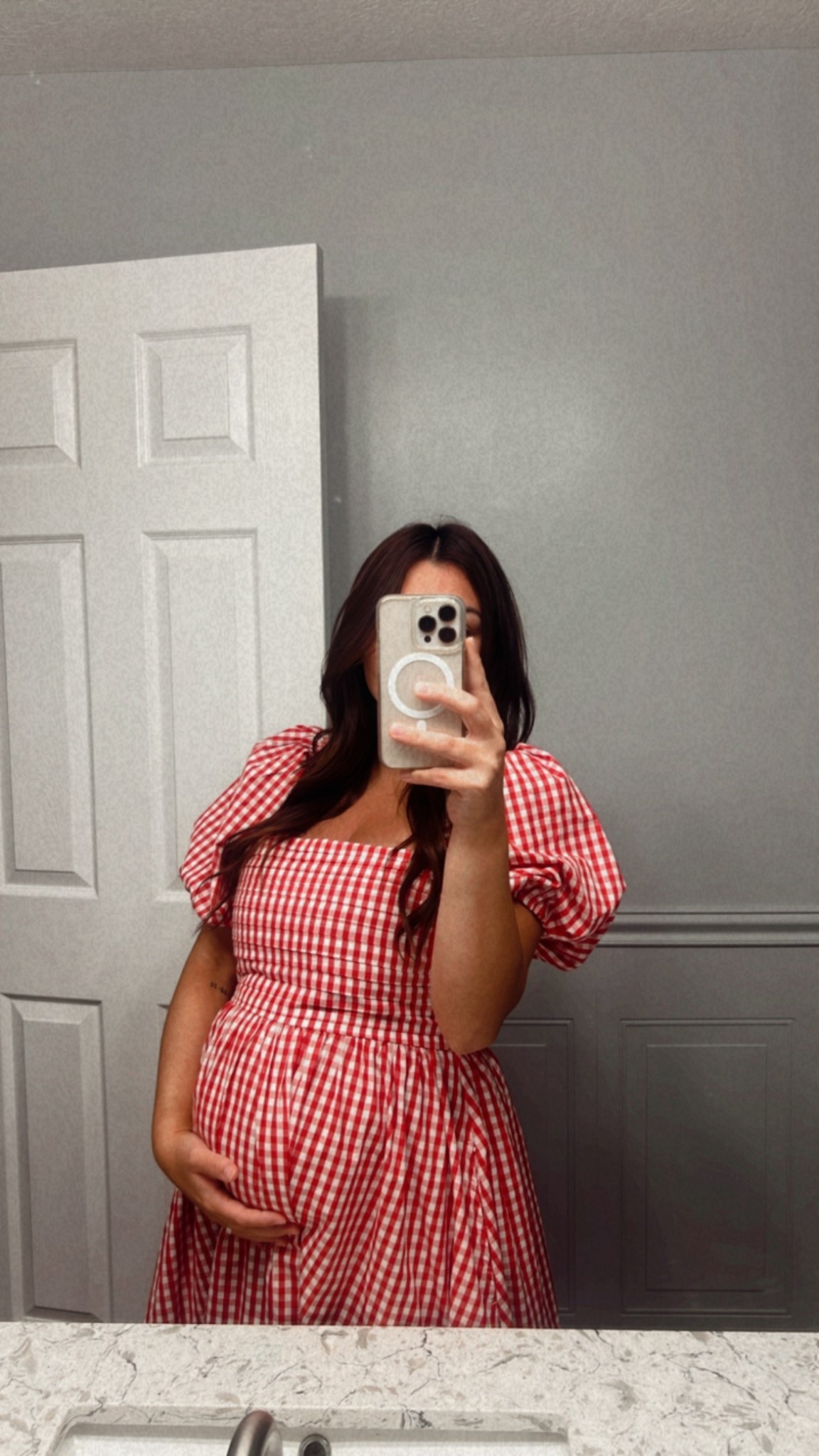 bump friendly, maternity friendly. Size medium dress from Abercrombie. 23 weeks 

#LTKStyleTip #LTKBump #LTKFindsUnder100