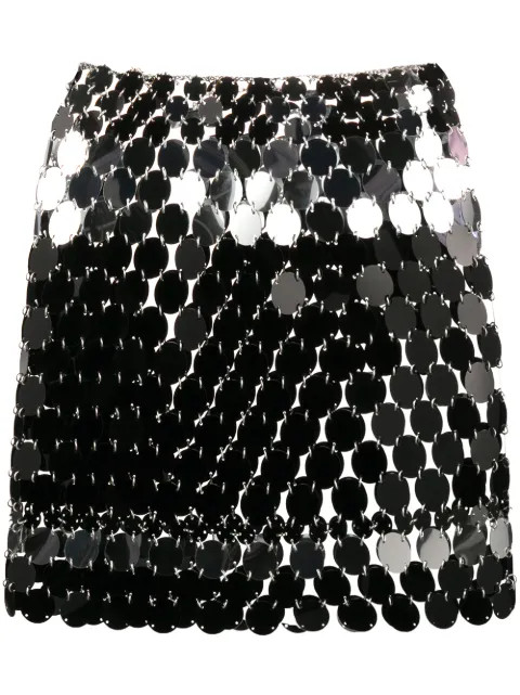 metallic pailette skirt | Farfetch (UK)