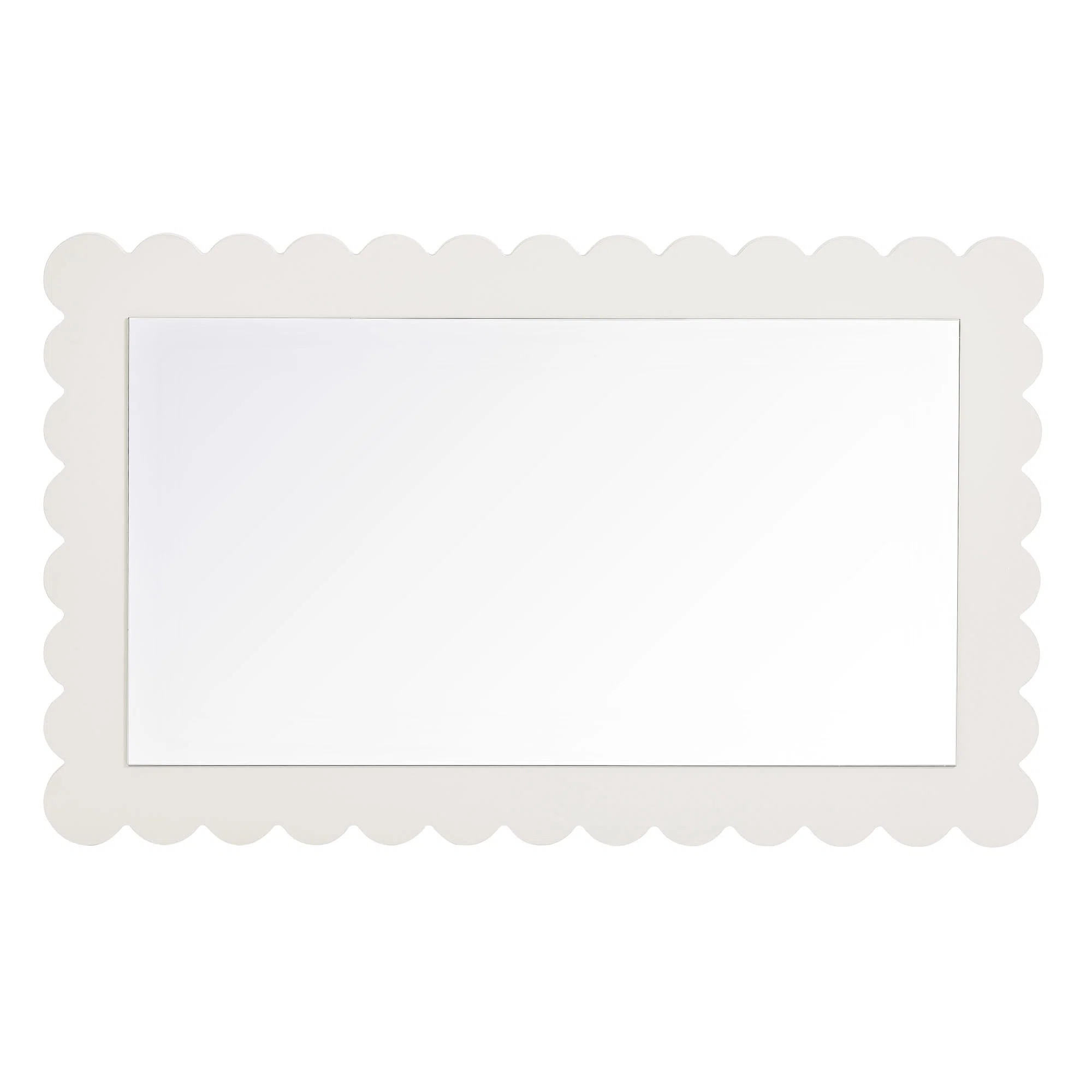 Emmeline Scalloped Rectangle Wall Mirror | Wayfair North America