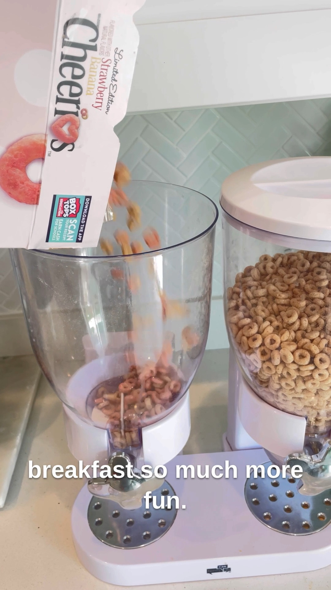 Cereal dispensers for a fun and cute way to serve breakfast. Kitchen organization 

#LTKfamily #LTKFind #LTKhome
