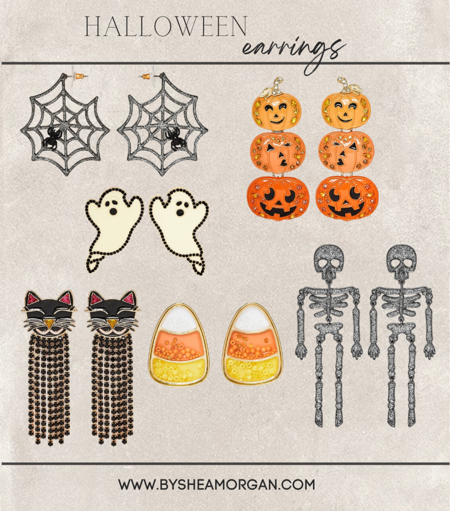 Halloween earrings. Halloween accessories 