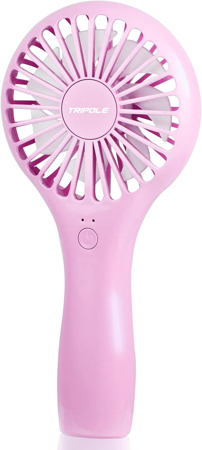 TriPole Handheld Mini Fan Battery Operated Small Personal Portable Fan Speed Adjustable USB Recha... | Amazon (US)