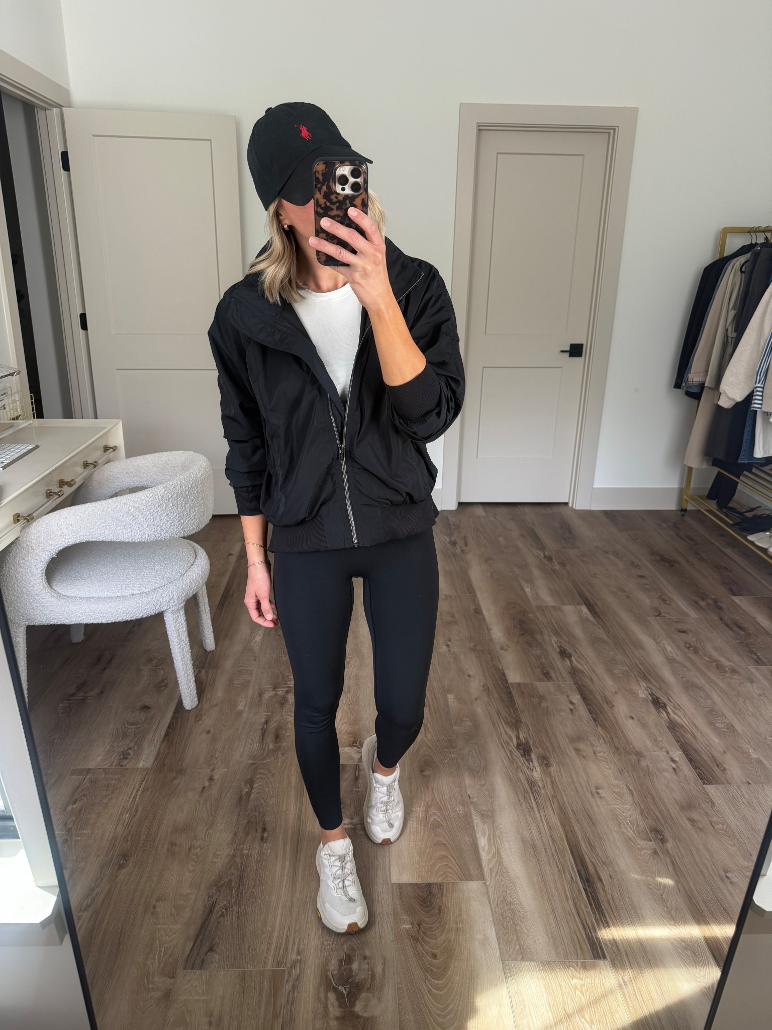 Wearing small leggings (full length), small sports bra, 2 tank, small jacket, sneakers 

#LTKActive #LTKOver40 #LTKfitnessgoals