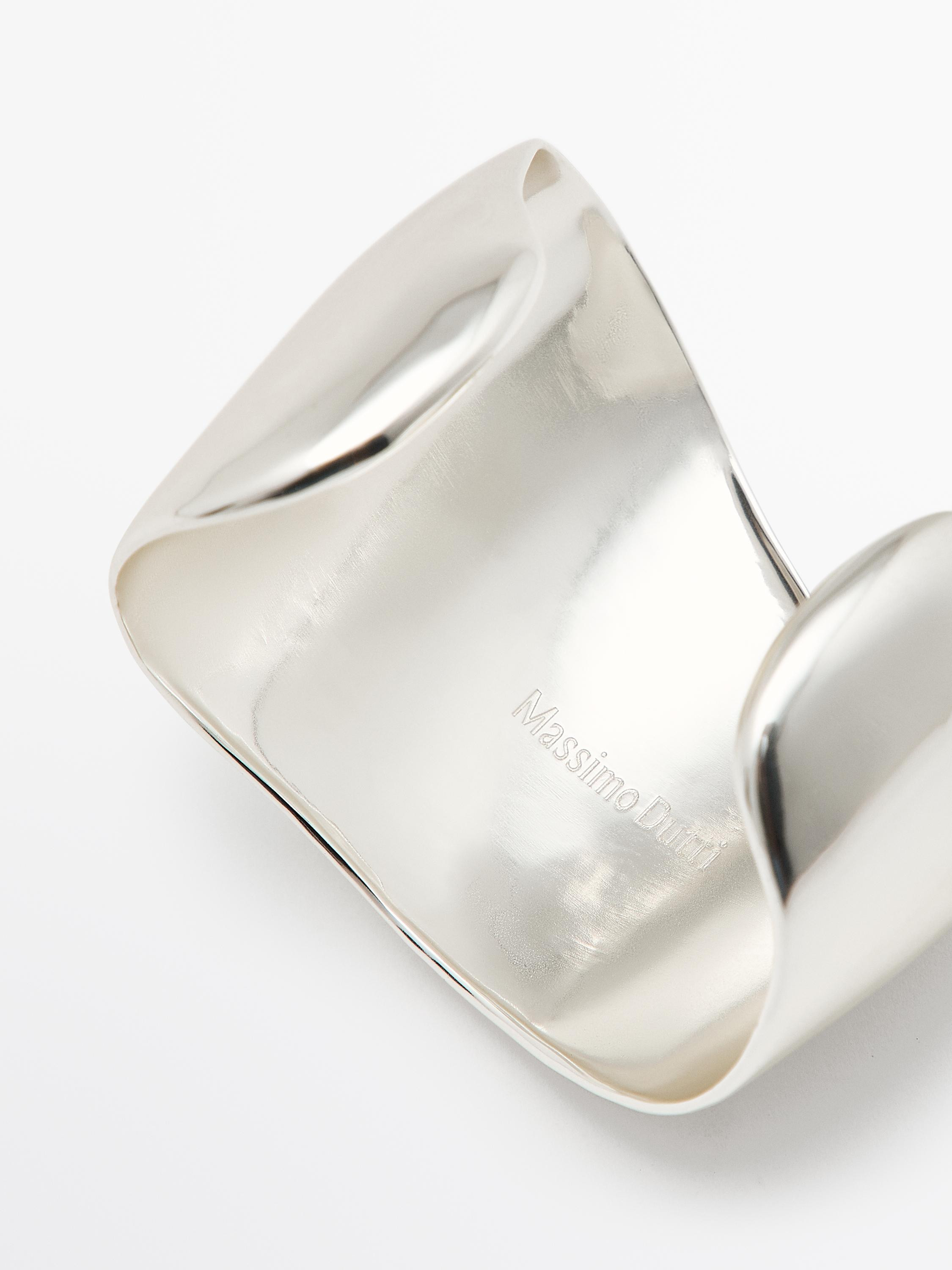Rundes, breites Armband | Massimo Dutti DE