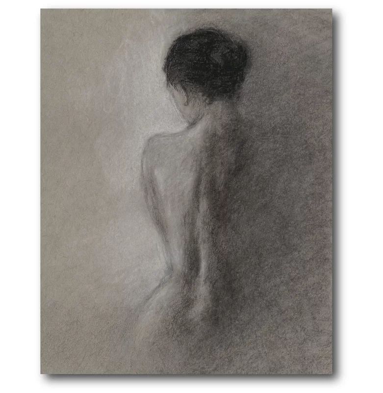 Figure Drawing I - Wrapped Canvas Print | Wayfair North America