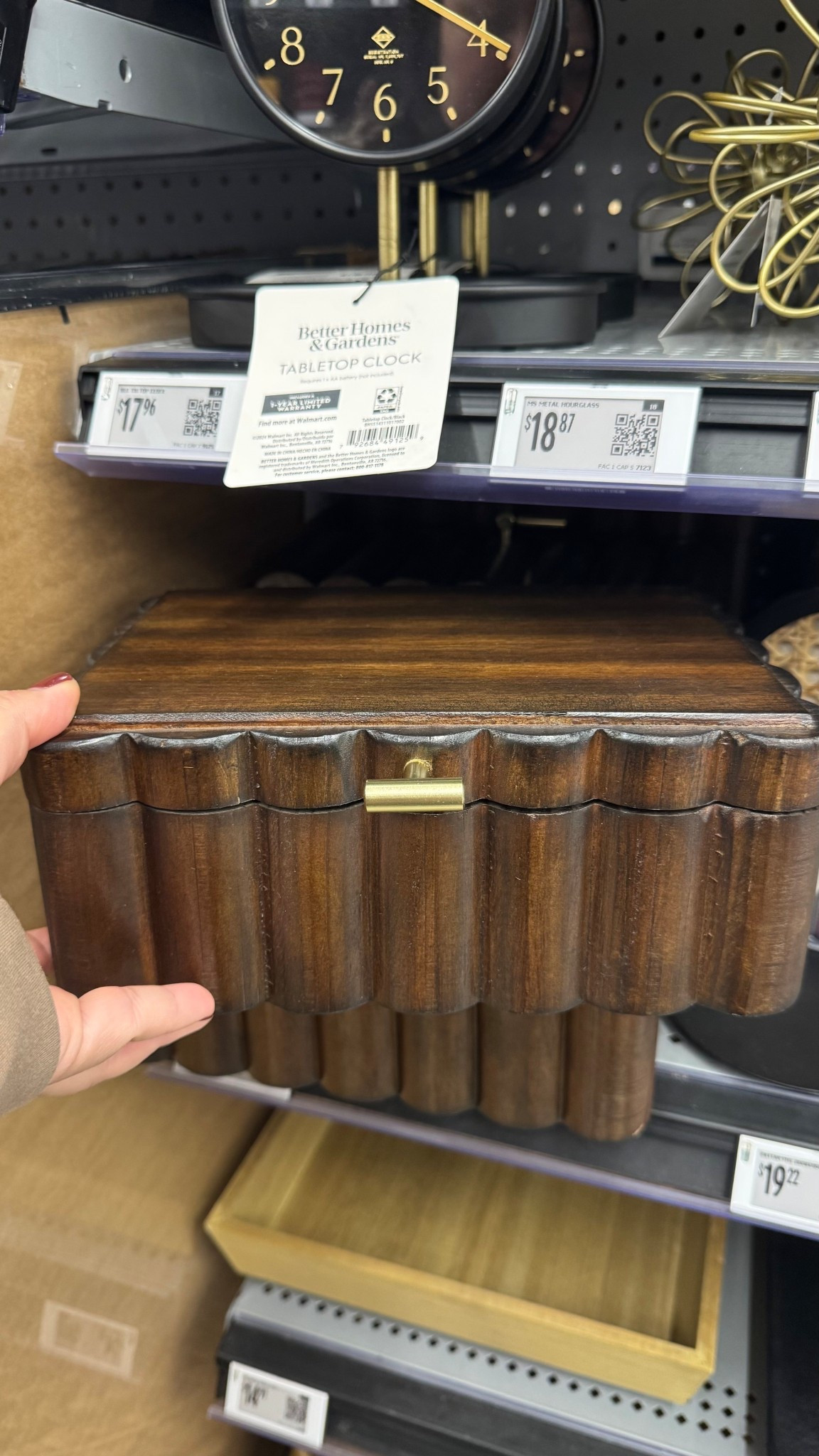 Wooden scalloped storage box! 

#LTKFindsUnder50 #LTKSeasonal #LTKHome