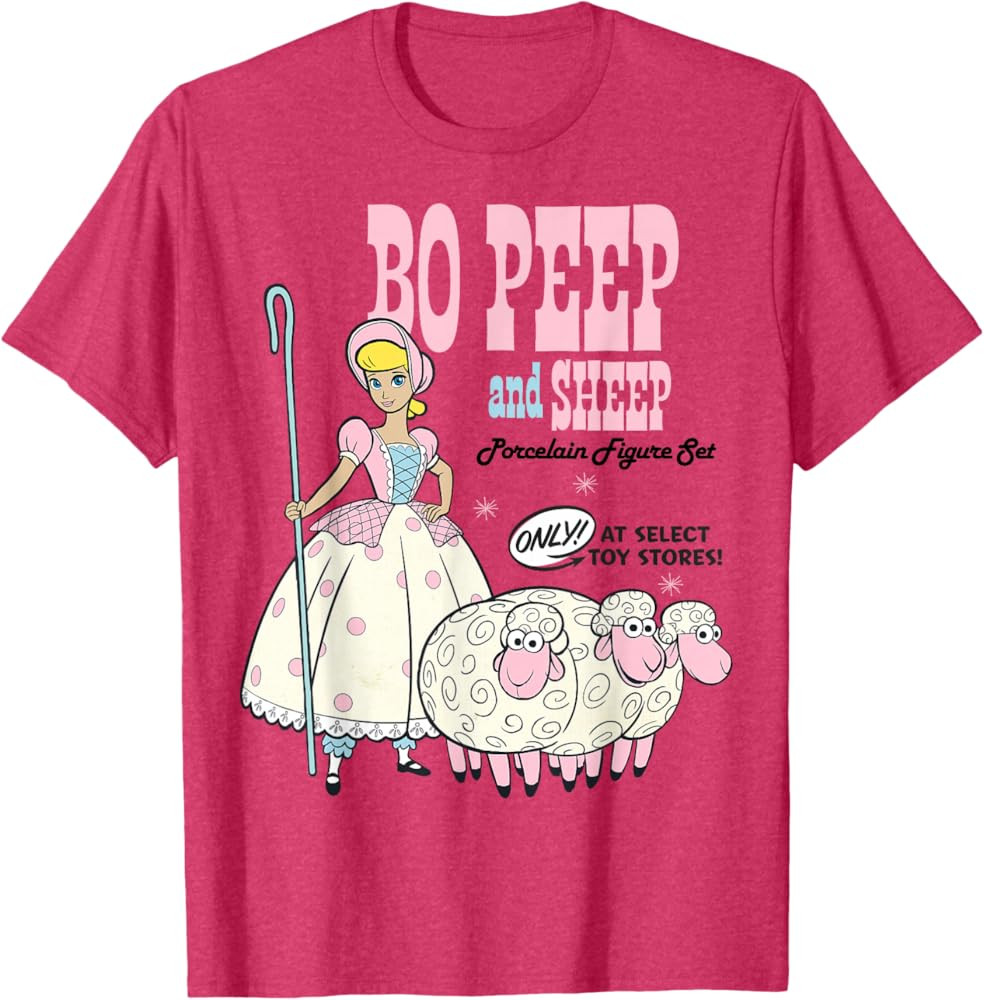 Disney Pixar Toy Story 4 Bo Peep and Sheep Advertisement T-Shirt | Amazon (US)
