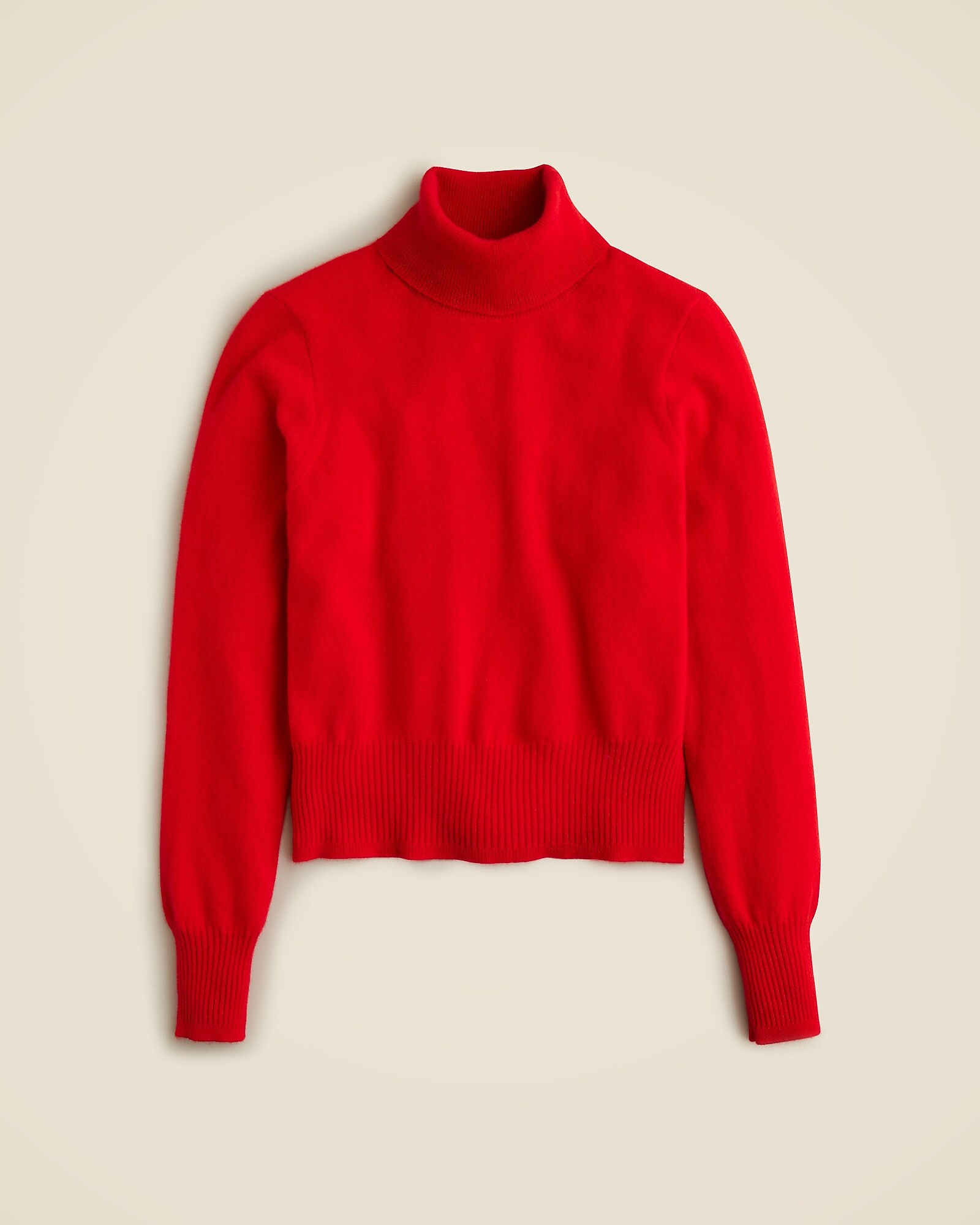 Cashmere shrunken turtleneck sweater | J. Crew US