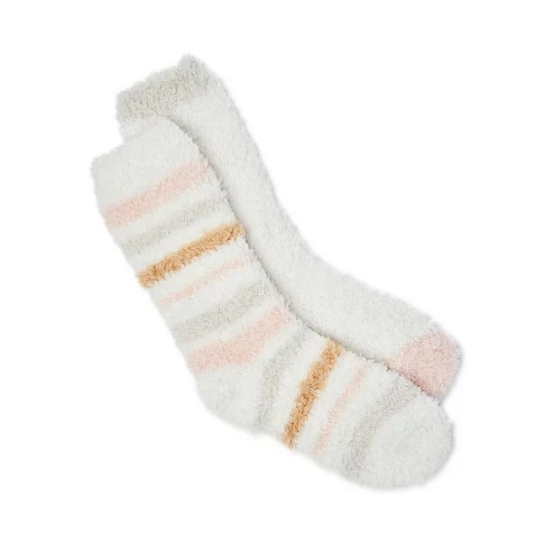 Pawz by Bearpaw Women's Plush Lounge Socks, 2-Pack - Walmart.com | Walmart (US)