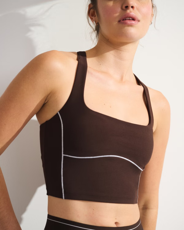 YPB sculptLUX Strappy-Back Tank | Abercrombie & Fitch (US)