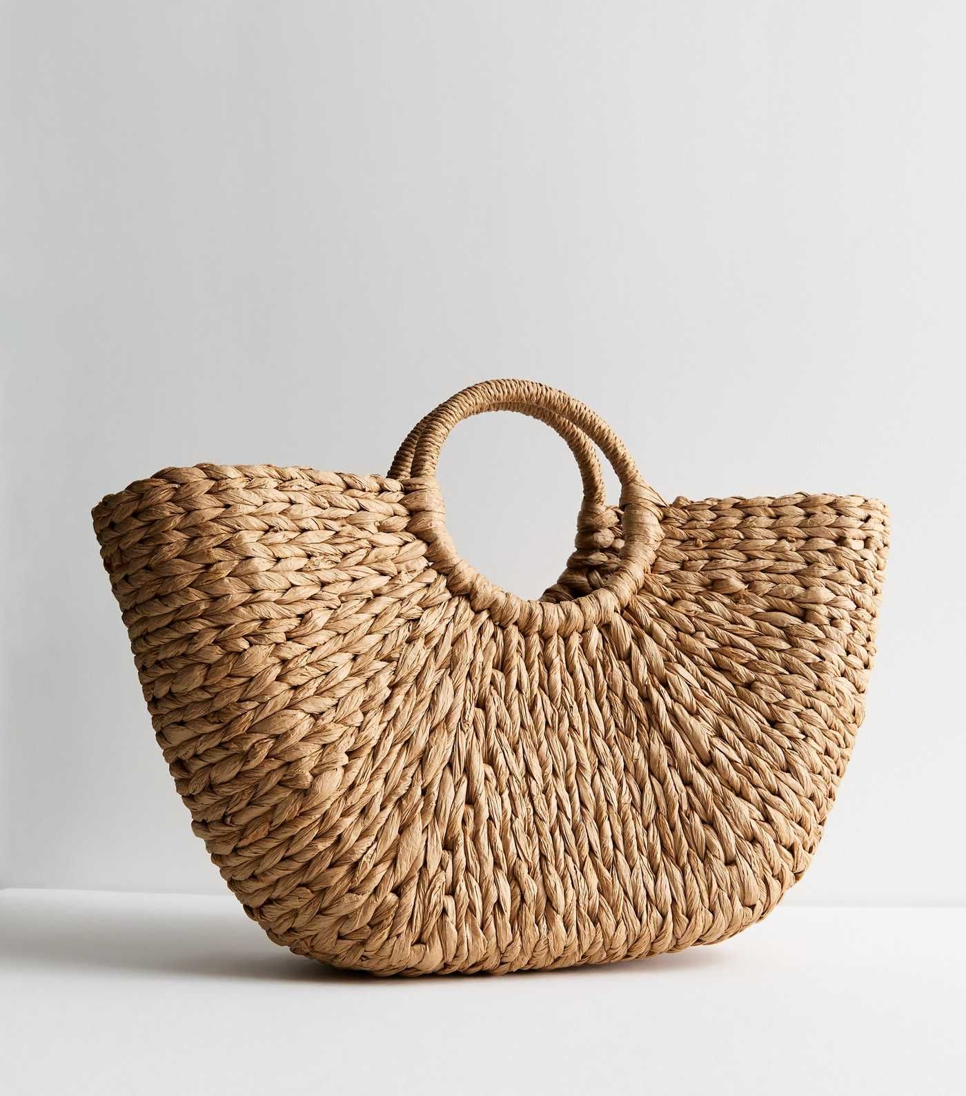 Tan Raffia Basket Bag curated on LTK