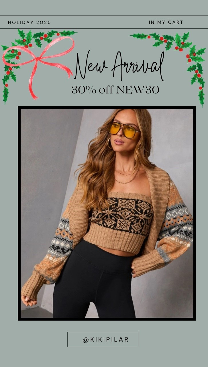 New arrivals Vici Collection
Take 30% off with code NEW30
In my cart
Sweater 
Girls night outfit
Date night outfit
Tube top sweater
Ski outfit
Winter outfit


#LTKSaleAlert #LTKCyberWeek #LTKHoliday