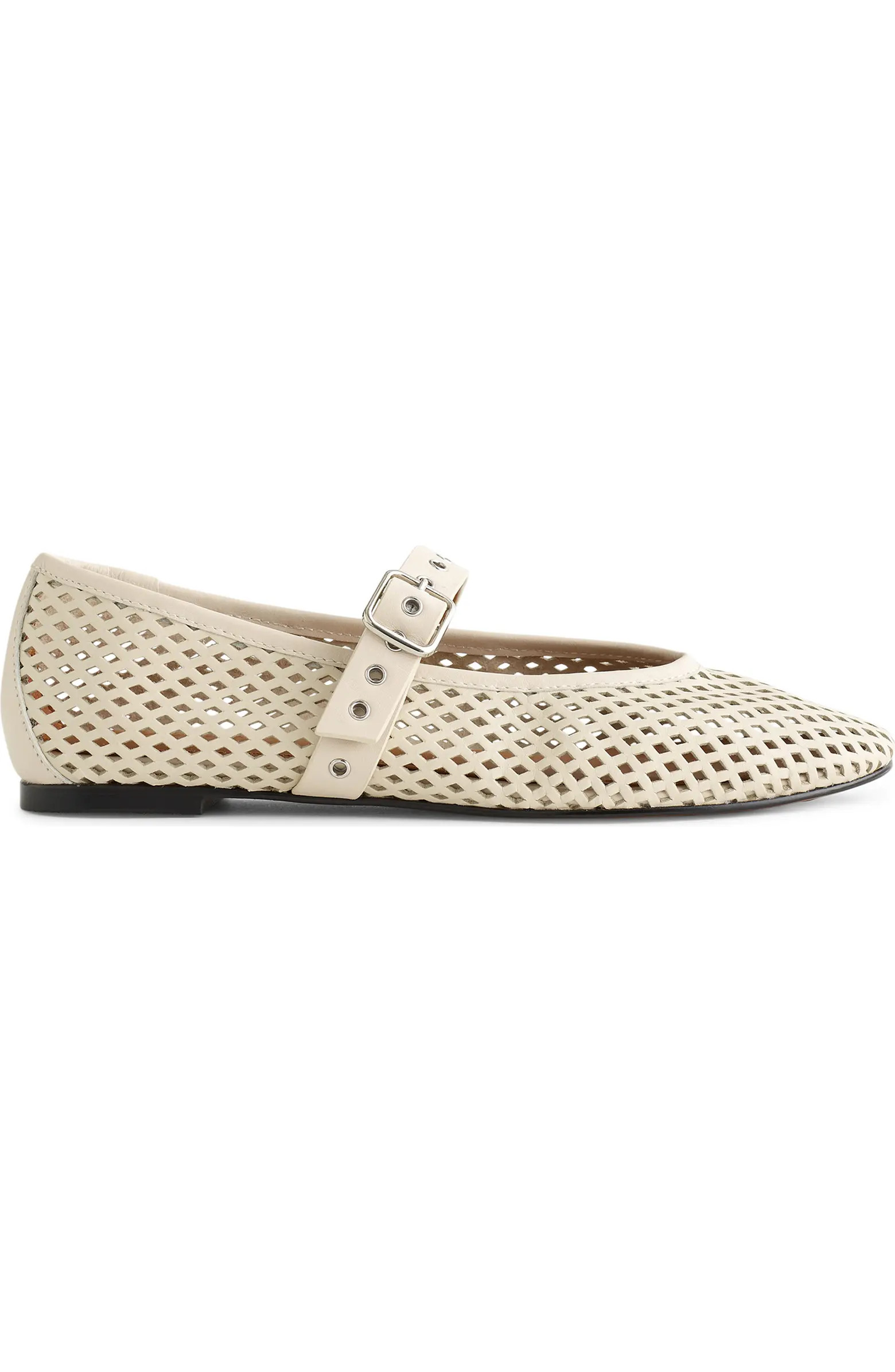 The Remy Perforated Mary Jane Flat (Women) | Nordstrom