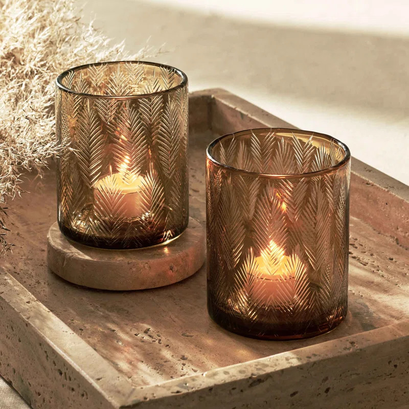 6'' H Glass Tabletop Votive Holder | Wayfair North America