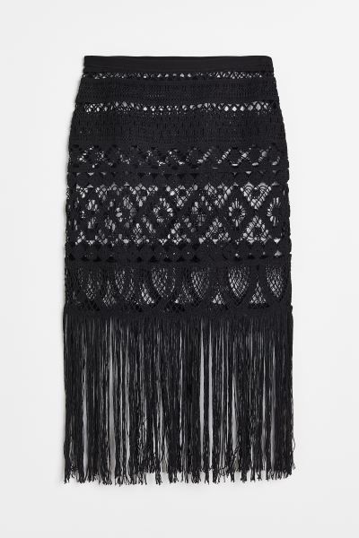 Crochet-look skirt | H&M (UK, MY, IN, SG, PH, TW, HK)