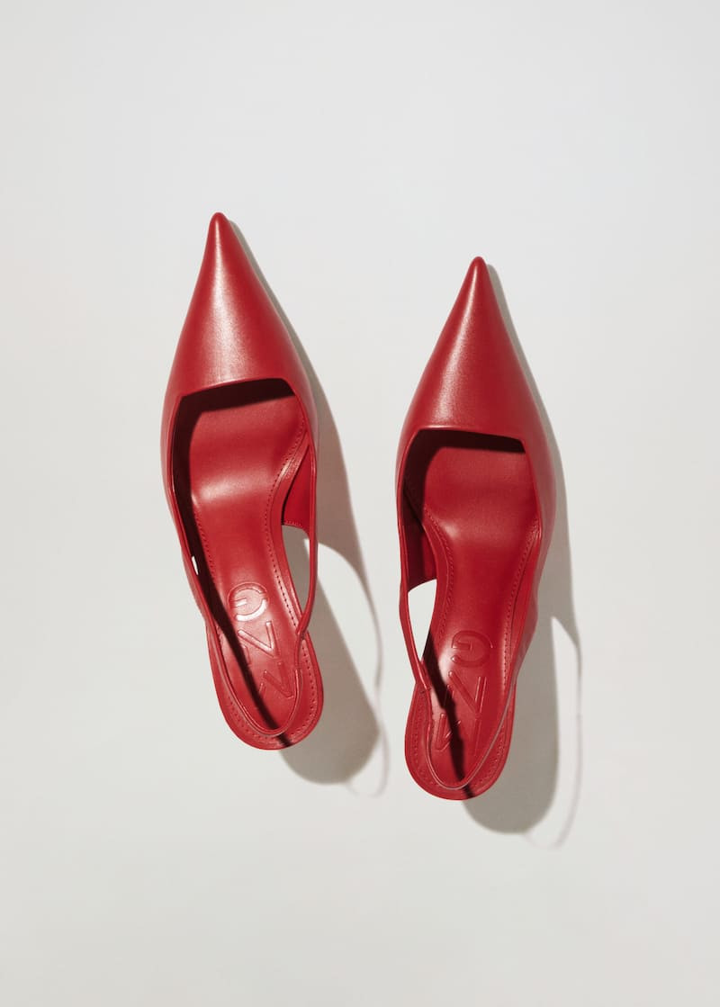 Chaussures à talon cuir | MANGO (FR)