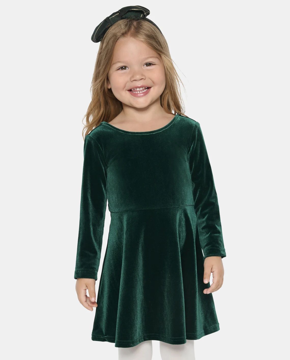Toddler Girls Mommy And Me Velour Babydoll Dress - spruceshad | The Children's Place