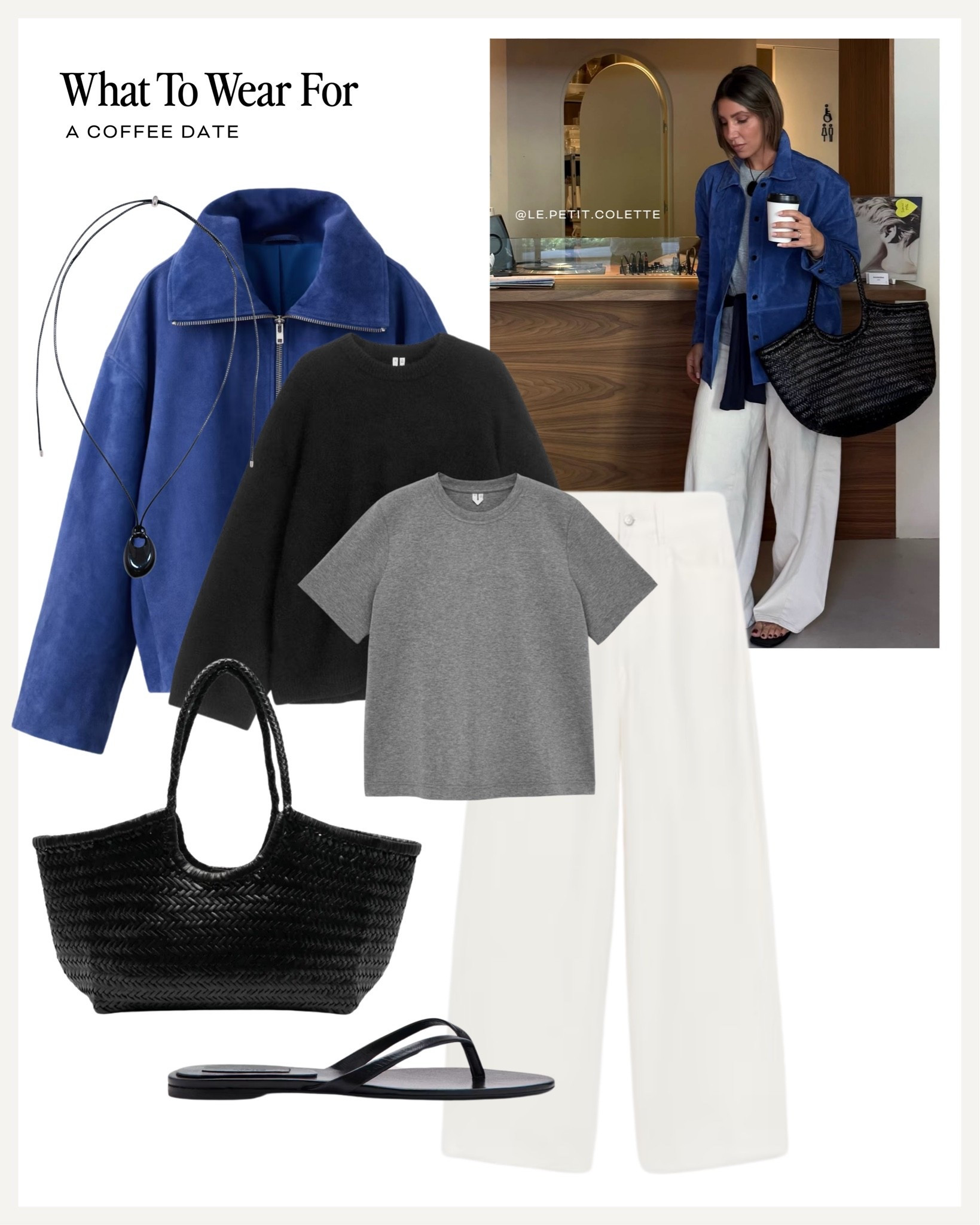 A coffee date ☕️

Cobalt blue, suede jacket, white linen trouser, spring summer, colour trend, black sandals

#LTKuk #LTKspring #LTKsummer