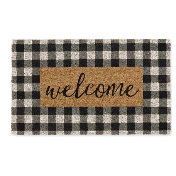 Kittleson Welcome 30" x 18" Non-Slip Outdoor Door Mat | Wayfair North America
