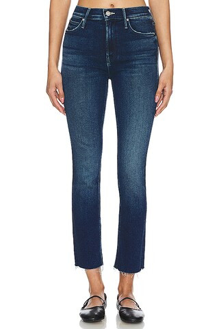 MOTHER The Mid Rise Dazzler Ankle Fray in C'est La Vie from Revolve.com | Revolve Clothing (Global)