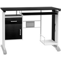Black and White Modern Home Computer Desk | Debenhams UK