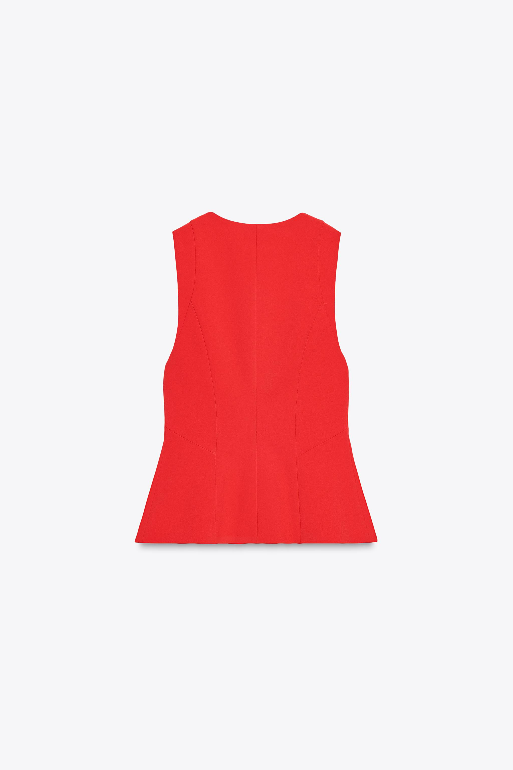 FITTED ZIP TOP | Zara US