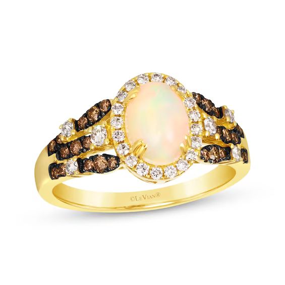Le Vian Venetian Mosaic Opal Ring 1/2 ct tw Diamonds 14K Honey Gold | Kay Jewelers