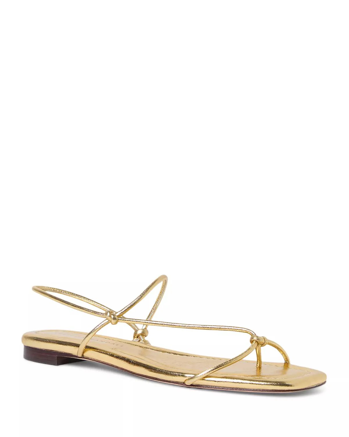 Women's Eleanor Strappy Sandal In Gold | Shop Simon